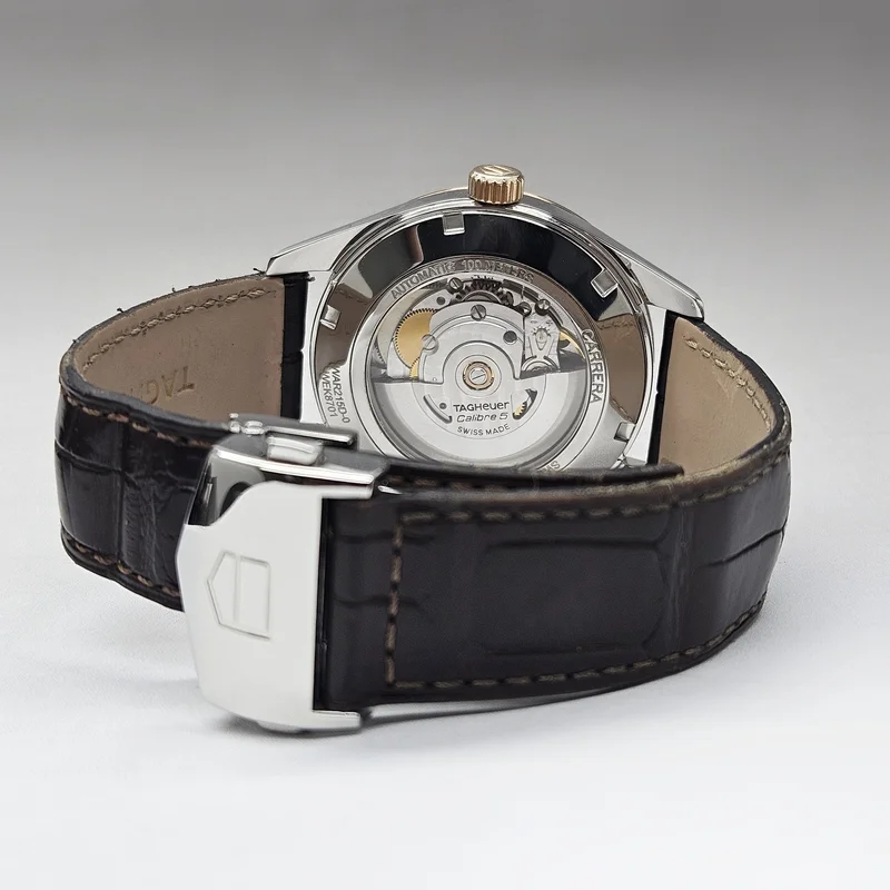 Thumb Carrera Calibre 5 39 Stainless Steel / Rose Gold / Silver / Alligator