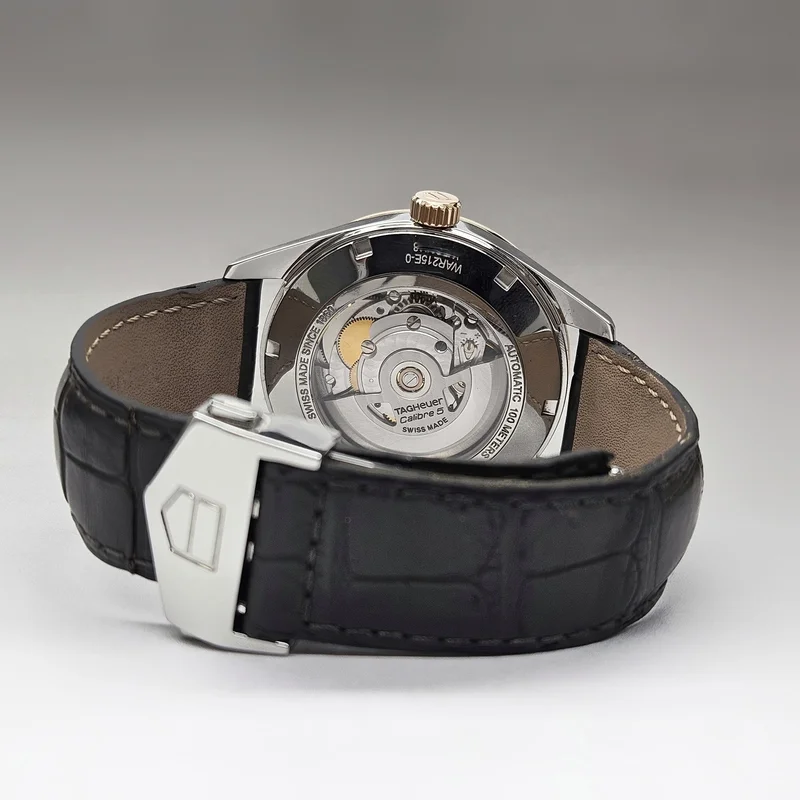Thumb Carrera Calibre 5 39 Stainless Steel / Rose Gold / Grey / Alligator