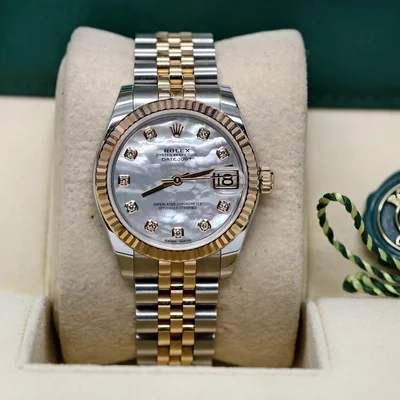 Datejust 31 Rolesor Everose Fluted / Jubilee / MOP