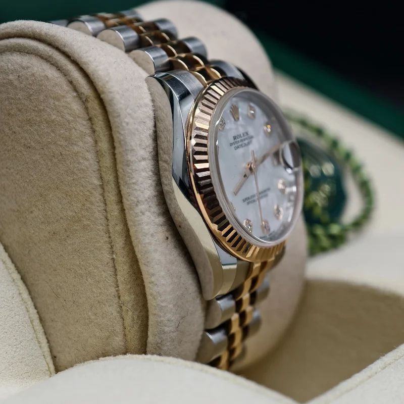 Thumb Datejust 31 Rolesor Everose Fluted / Jubilee / MOP