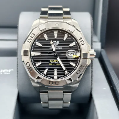 Aquaracer 300M Calibre 5 41 Stainless Steel / Black / Steel