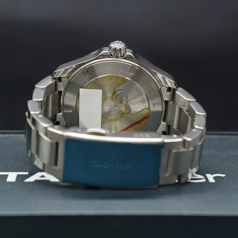 Thumb Aquaracer 300M Calibre 5 41 Stainless Steel / Black / Steel