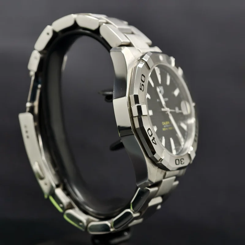 Thumb Aquaracer 300M Calibre 5 41 Stainless Steel / Black / Steel