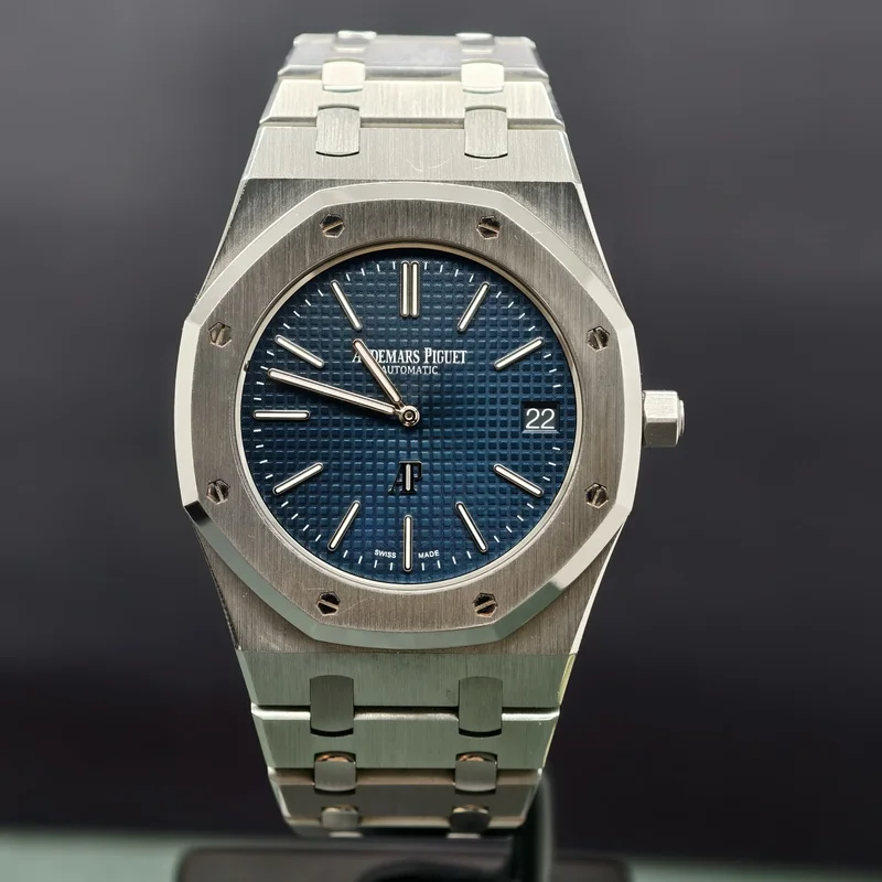 Royal Oak Extra-Thin Stainless Steel / Blue
