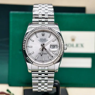 Datejust 36 Stainless Steel Fluted / Jubilee / Silver