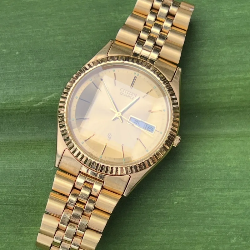 Citizen CQ Gold Tone