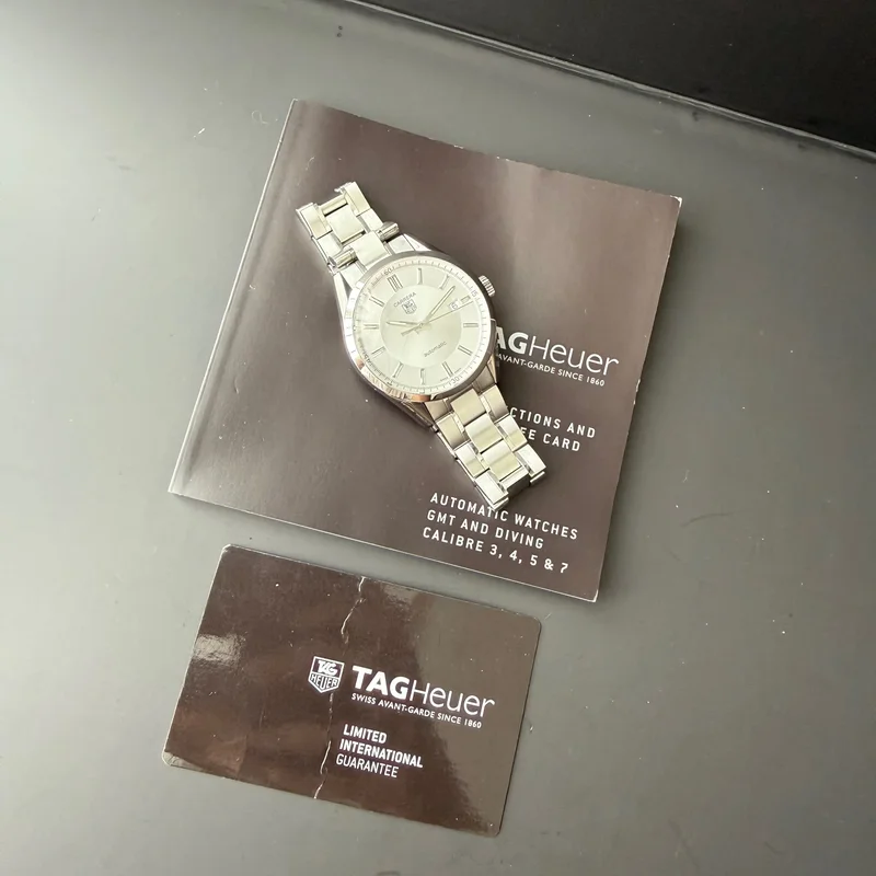 Thumb Carrera Calibre 5 39 Stainless Steel / Silver / Bracelet