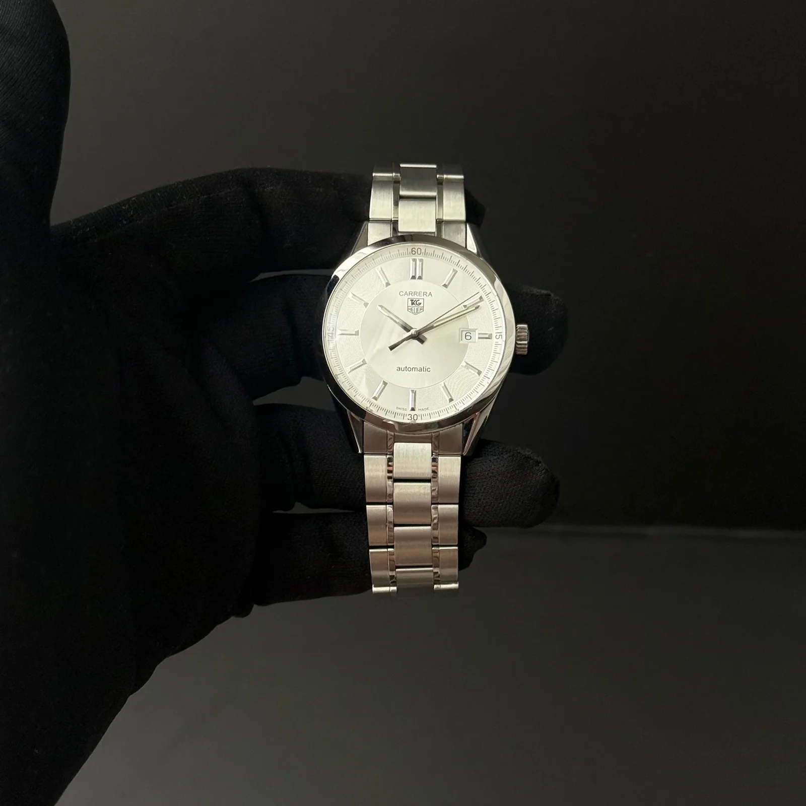Carrera Calibre 5 39 Stainless Steel / Silver / Bracelet