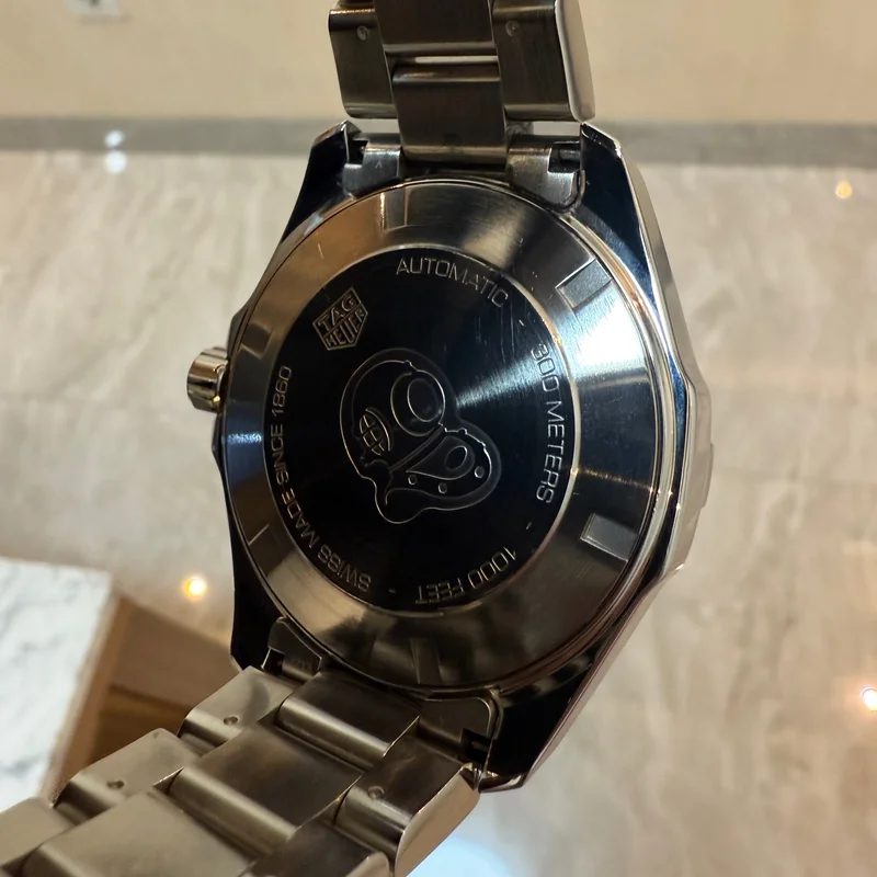 Thumb Aquaracer 300M Calibre 5 43 Stainless Steel / Blue / Steel